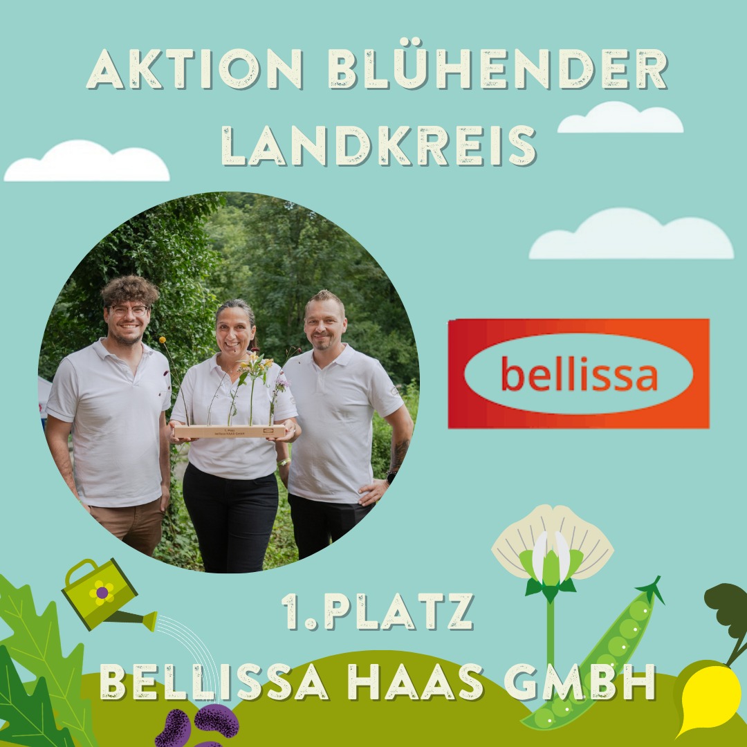 🌱 Blühender Landkreis Ravensburg 2025: Der große Belegschafts-Wettbewerb 🏆
Auch in diesem Jahr hat der Blühende Landkreis Ravensburg die Belegschaften von Unternehmen und Organisationen dazu aufgerufen: „Aus welchem Unternehmen kommen die meisten Saatgutbestellungen?“
Um zu ermitteln, welche Belegschaft in Summe das größte Gemüsebeet in unseren heimischen Gärten anlegt, wurden alle Bestellungen zusammengezählt.🌿
🎉 Herzlichen Glückwunsch an die bellissa HAAS GmbH
( @bellissa_haas )!
Mit eurer Belegschaft habt ihr insgesamt 50 Gemüsebeete angelegt und damit den 1. Platz in der Kategorie 1 (bis 50 Mitarbeitende) erreicht – ein tolles grünes Teamprojekt voller Engagement! 🌱🌈
Die Siegerehrung fand im Rahmen des GreenPulse-Festivals auf Schloss Achberg statt.
Vielen Dank an alle, die bei der Aktion „Blühender Landkreis Ravensburg 2025“ mitgemacht haben. Gemeinsam machen wir unsere Region grüner und lebendiger! 💚
Großzügiger Sponsor unserer Blühkampagne ist die @kreissparkasseravensburg!
#BlühenderLandkreis #Biodiversität #Nachhaltigkeit #Firmenchallenge #Artenvielfalt #Gemüsegarten #Saatgutaktion #Insektenfreundlich #Umweltschutz #RegionalEngagiert #GärtnernFürDieZukunft #Naturschutz #Blühflächenwettbewerb #MehrArtenImGarten #Firmenengagement #BlühendeZukunft